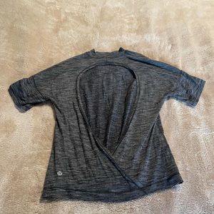 Gray lululemon shirt
